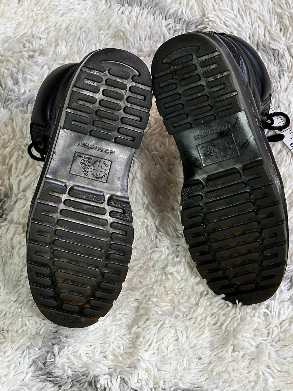 Dr. Martens Black Industrial Leather Work Boots